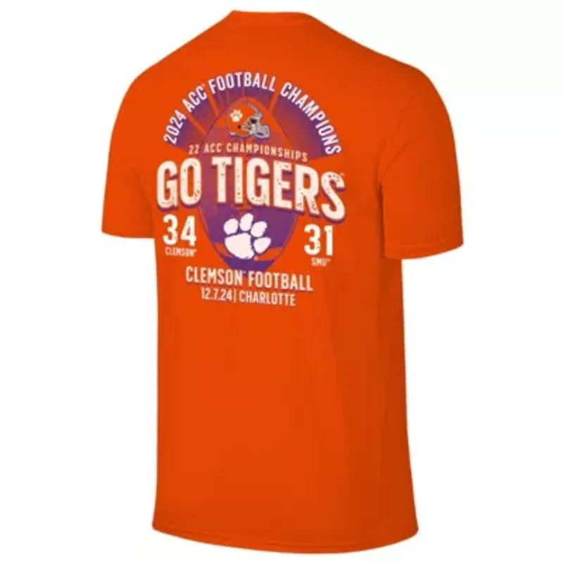 NCAA Clemson Tigers 2024 ACC Football Conference s Score T-Shirt