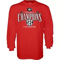 NCAA Georgia Bulldogs 2024 SEC Football Conference s Locker Room Long Sleeve T-Shirt