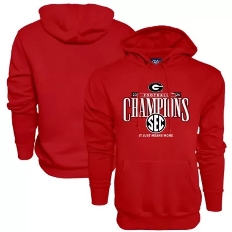 NCAA Georgia Bulldogs 2024 SEC Football Conference s Locker Room Pullover Hoodie