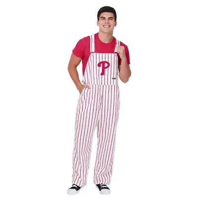 MLB Philadelphia Phillies Pinstripe Bib Overalls