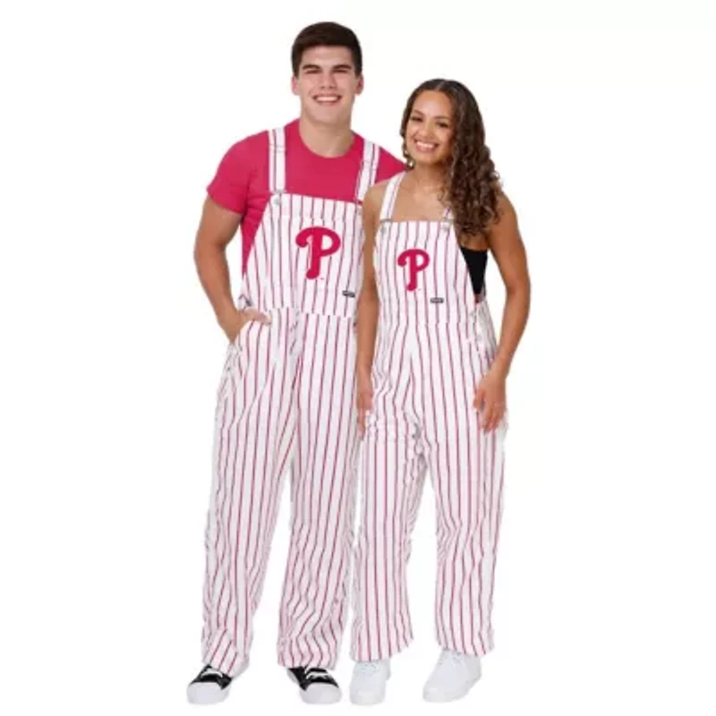 MLB Philadelphia Phillies Pinstripe Bib Overalls