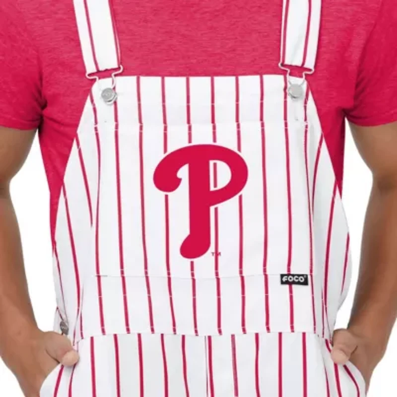 MLB Philadelphia Phillies Pinstripe Bib Overalls