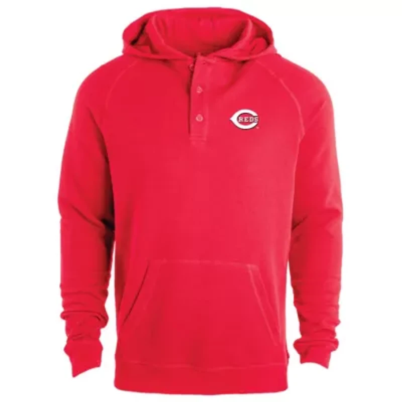 MLB Cincinnati Reds Montana Lightweight Raglan Pullover Hoodie