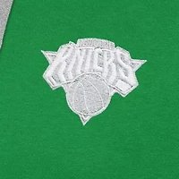 NBA Kelly New York Knicks St. Patrick's Day Victory Raglan Pullover Hoodie