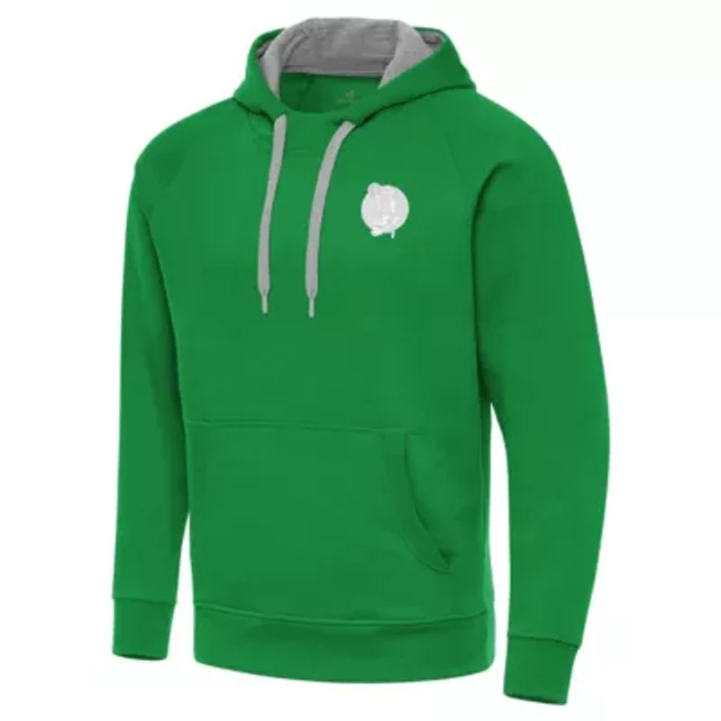 NBA Kelly Boston Celtics St. Patrick's Day Victory Raglan Pullover Hoodie