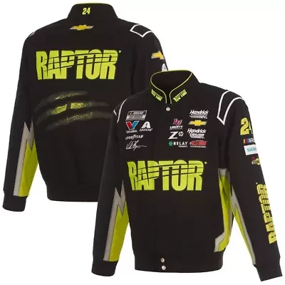 NASCAR William Byron Raptor Full-Snap Twill Uniform Jacket