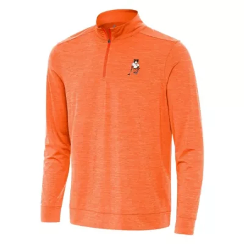 NCAA Clemson Tigers Golfer Bright Quarter-Zip Top