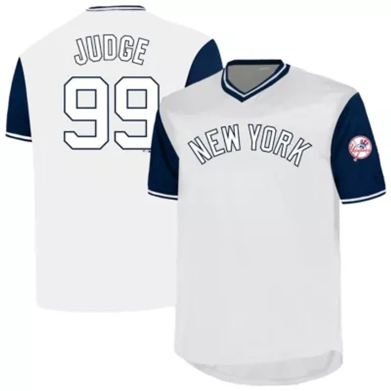 MLB Aaron Judge New York Yankees Big & Tall Name Number Birdeye V-Neck T-Shirt