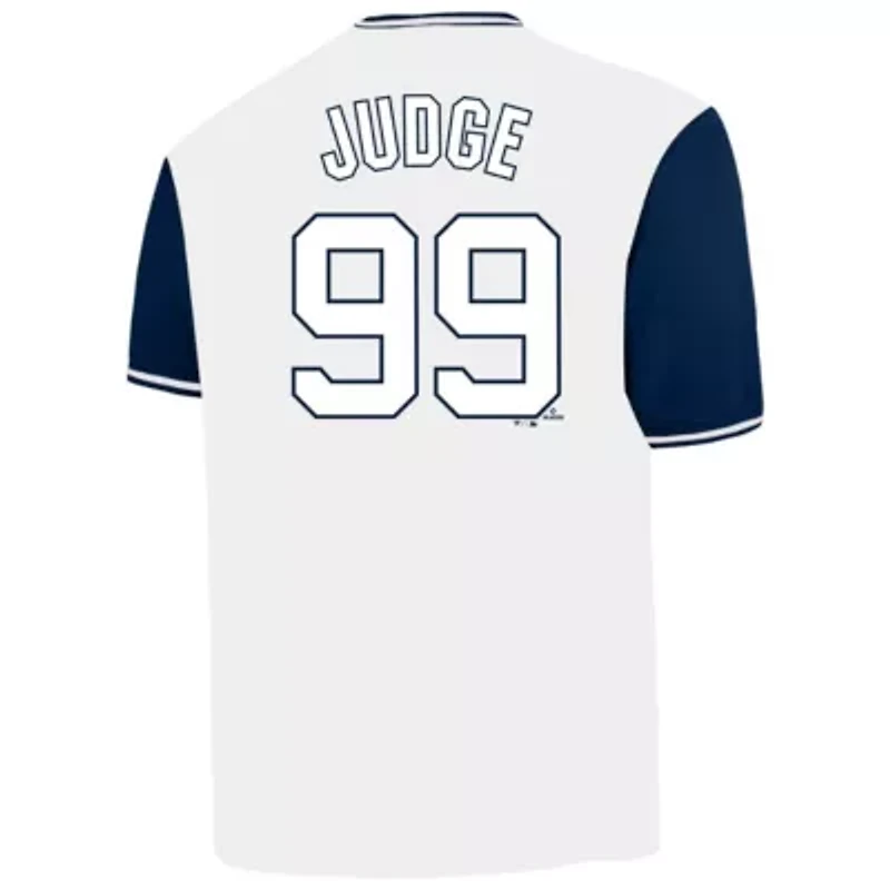 MLB Aaron Judge New York Yankees Big & Tall Name Number Birdeye V-Neck T-Shirt