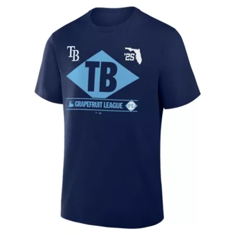 MLB Fanatics Tampa Bay Rays 2025 Spring Training Grapefruit League True Icon T-Shirt