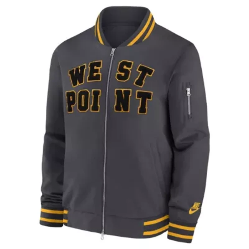 Army Black Knights NCAA Nike West Point Classic Collection Full-Zip Bomber Jacket
