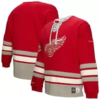 NHL Detroit Wings Lace-Up Pullover Sweatshirt