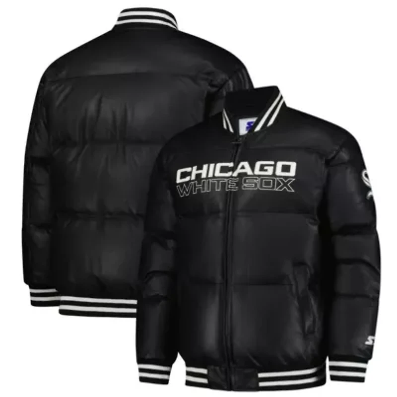 Chicago White Sox MLB Full-Zip Leather Jacket