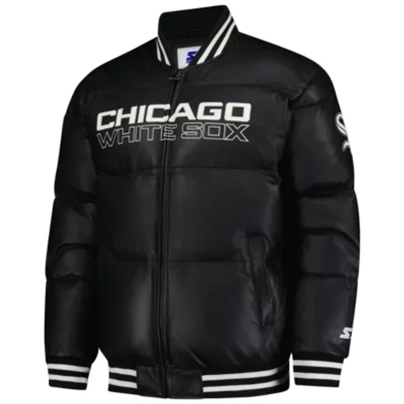 Chicago White Sox MLB Full-Zip Leather Jacket