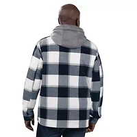 MLB New York Yankees Plaid Full-Zip Hoodie Jacket
