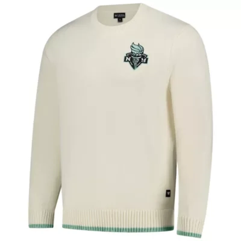 WNBA Unisex New York Liberty Jacquard Pullover Sweater