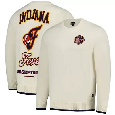 WNBA Unisex Indiana Fever Jacquard Pullover Sweater