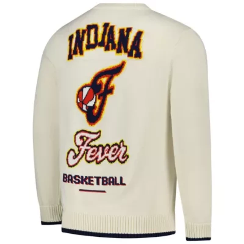 WNBA Unisex Indiana Fever Jacquard Pullover Sweater