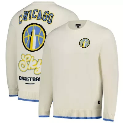 WNBA Unisex Chicago Sky Jacquard Pullover Sweater