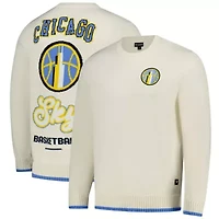 WNBA Unisex Chicago Sky Jacquard Pullover Sweater