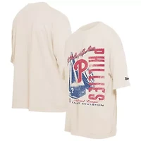 MLB Philadelphia Phillies Cooperstown Collection Oversized Throwback Distressed T-Shirt