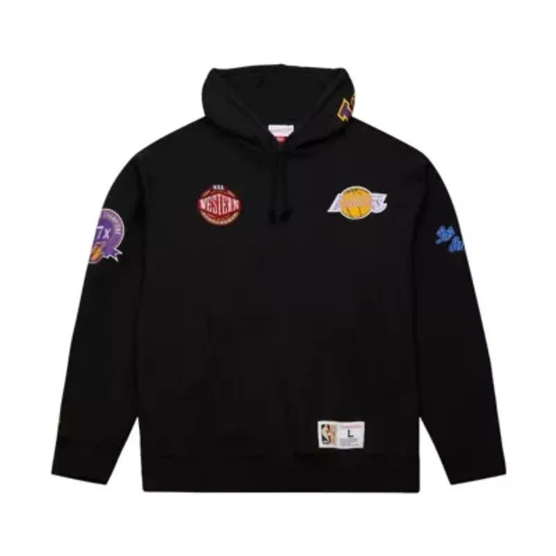 NBA Los Angeles Lakers Hardwood Classics Blackout Collection Pullover Hoodie