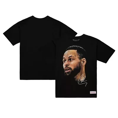 Multi-Team NBA Unisex Stephen Curry Real Big Face Player T-Shirt