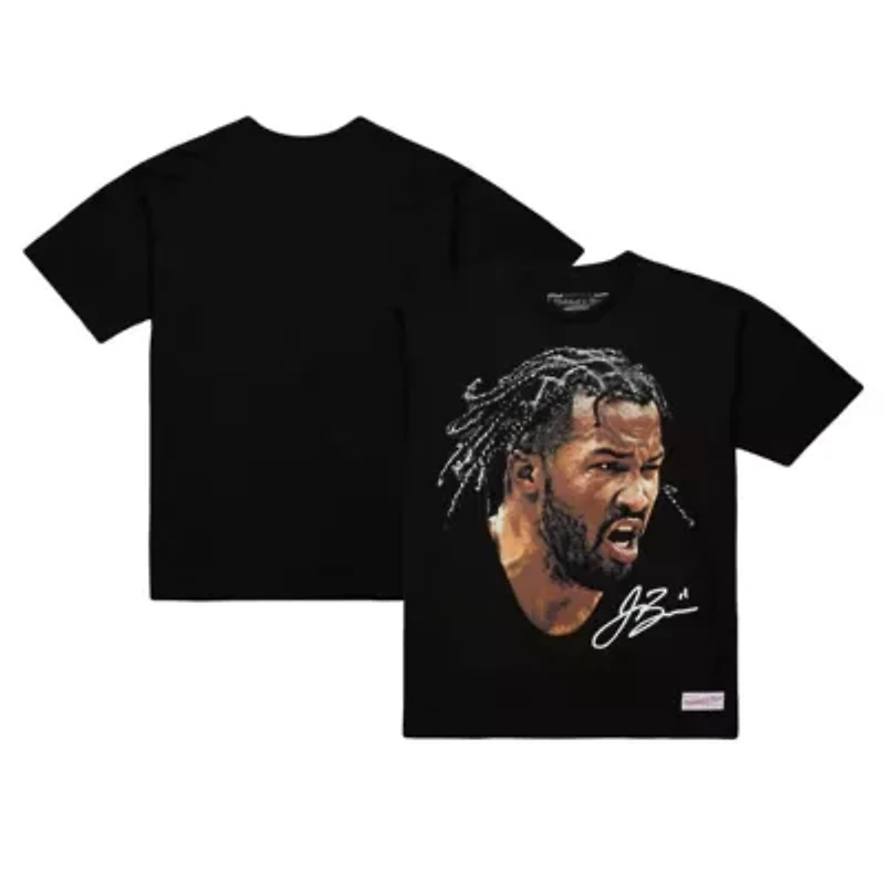 Multi-Team NBA Unisex Jalen Brunson Real Big Face Player T-Shirt