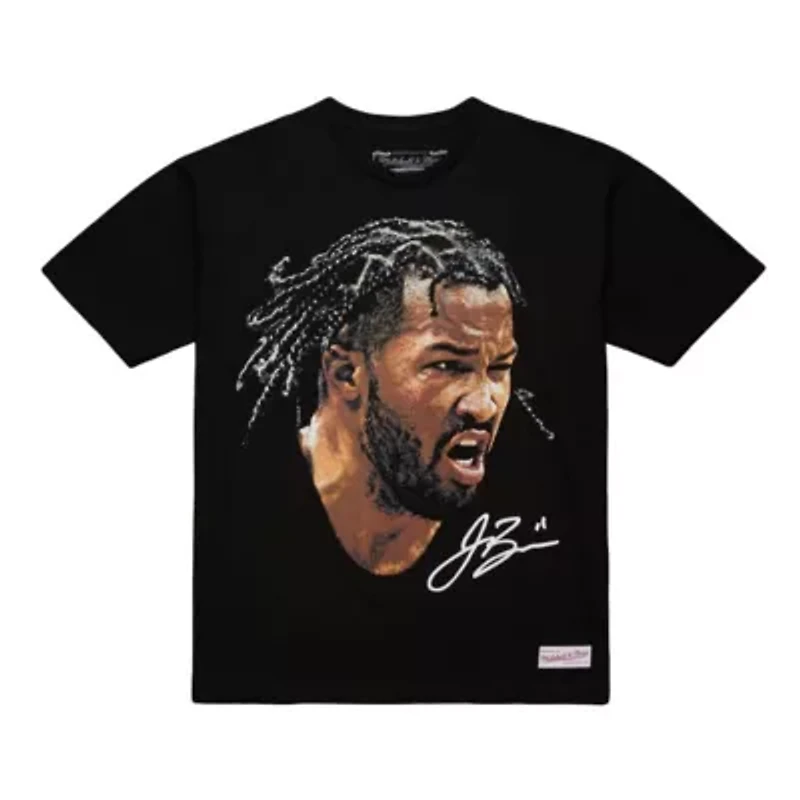 Multi-Team NBA Unisex Jalen Brunson Real Big Face Player T-Shirt