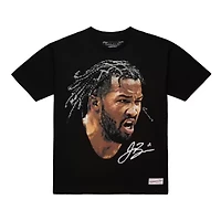 Multi-Team NBA Unisex Jalen Brunson Real Big Face Player T-Shirt