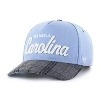 NCAA Unisex Carolina North Carolina Tar Heels Windowpane Plaid Collection Hitch Adjustable Hat