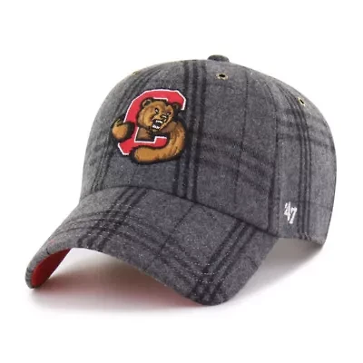 Cornell Big Red NCAA Unisex Cornell Big Plaid Windowpane Clean Up Adjustable Hat