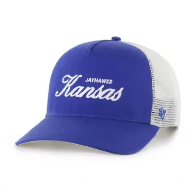 NCAA Unisex Kansas Jayhawks Contemporary Basics Foundation Trucker Hitch Adjustable Hat