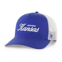 NCAA Unisex Kansas Jayhawks Contemporary Basics Foundation Trucker Hitch Adjustable Hat