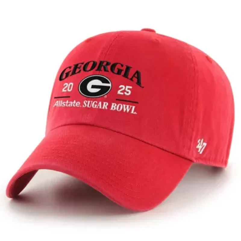 NCAA Georgia Bulldogs NCAA Football Playoff 2025 Sugar Bowl Clean Up Adjustable Hat