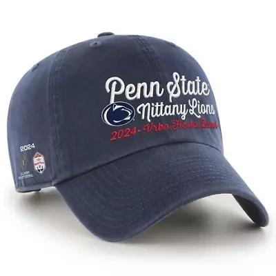 NCAA Penn State Nittany Lions NCAA Football Playoff 2024 Fiesta Bowl Clean Up Adjustable Hat