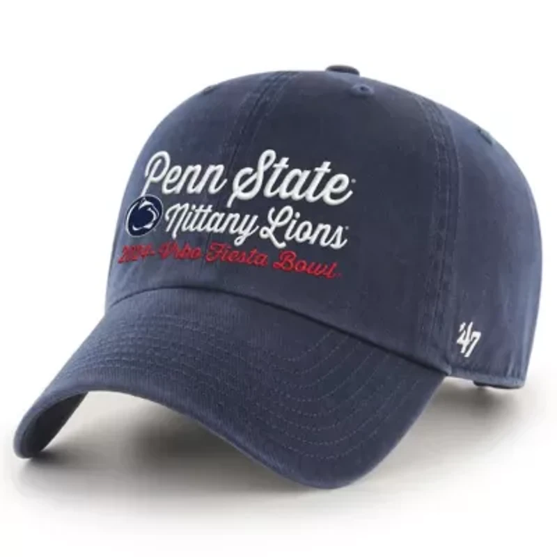 NCAA Penn State Nittany Lions NCAA Football Playoff 2024 Fiesta Bowl Clean Up Adjustable Hat