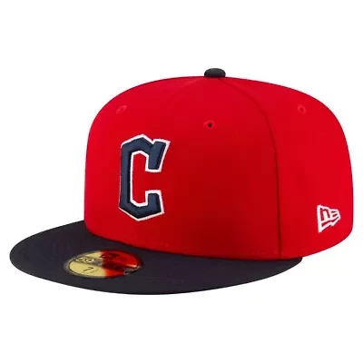 MLB Red/Black Cleveland Guardians Authentic Collection On Field 59FIFTY Fitted Hat