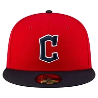MLB Red/Black Cleveland Guardians Authentic Collection On Field 59FIFTY Fitted Hat