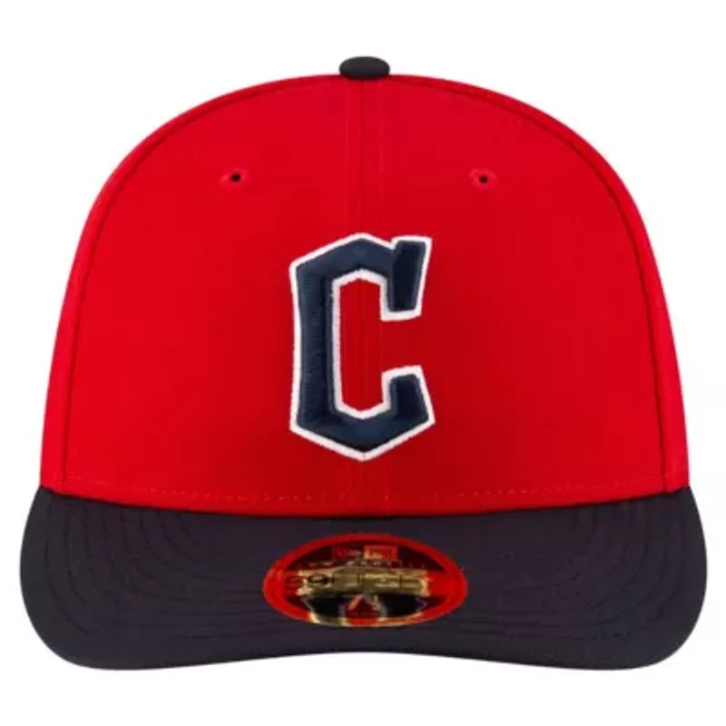 MLB Red/Black Cleveland Guardians Authentic Collection On-Field Low 59FIFTY Fitted Hat