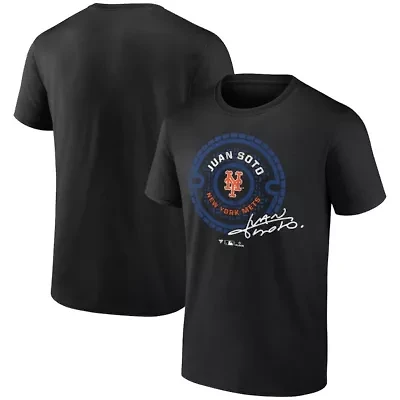 MLB Fanatics Juan Soto New York Mets Seal Logo T-Shirt