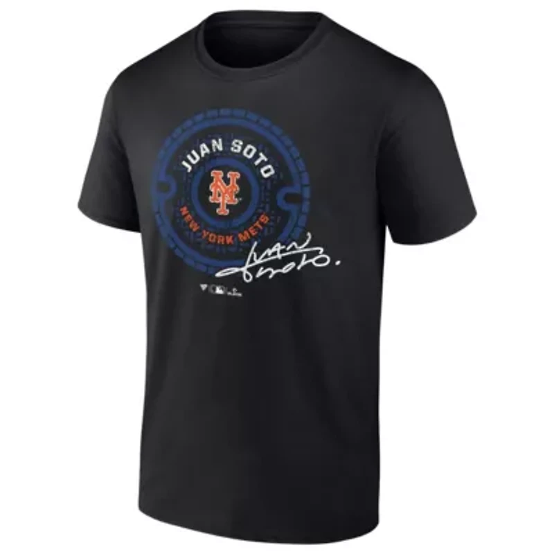 MLB Fanatics Juan Soto New York Mets Seal Logo T-Shirt
