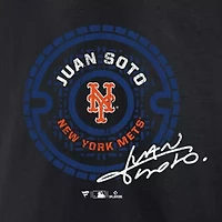 MLB Fanatics Juan Soto New York Mets Seal Logo T-Shirt