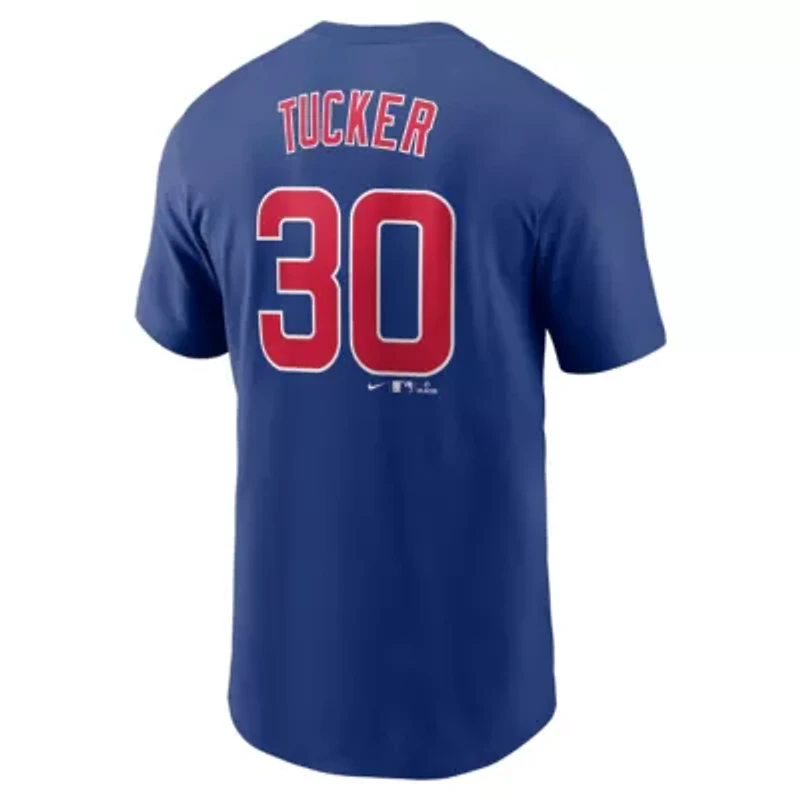 MLB Nike Kyle Tucker Chicago Cubs Fuse Name & Number T-Shirt
