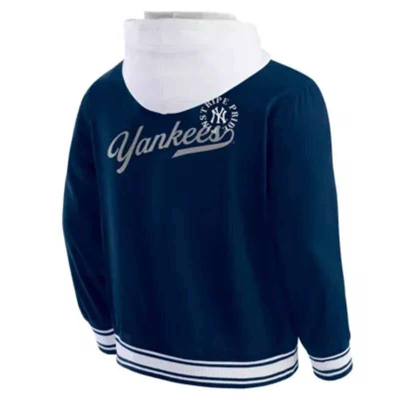 MLB New York Yankees Full-Snap Hooded Jacket