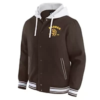 MLB San Diego Padres Full-Snap Hooded Jacket