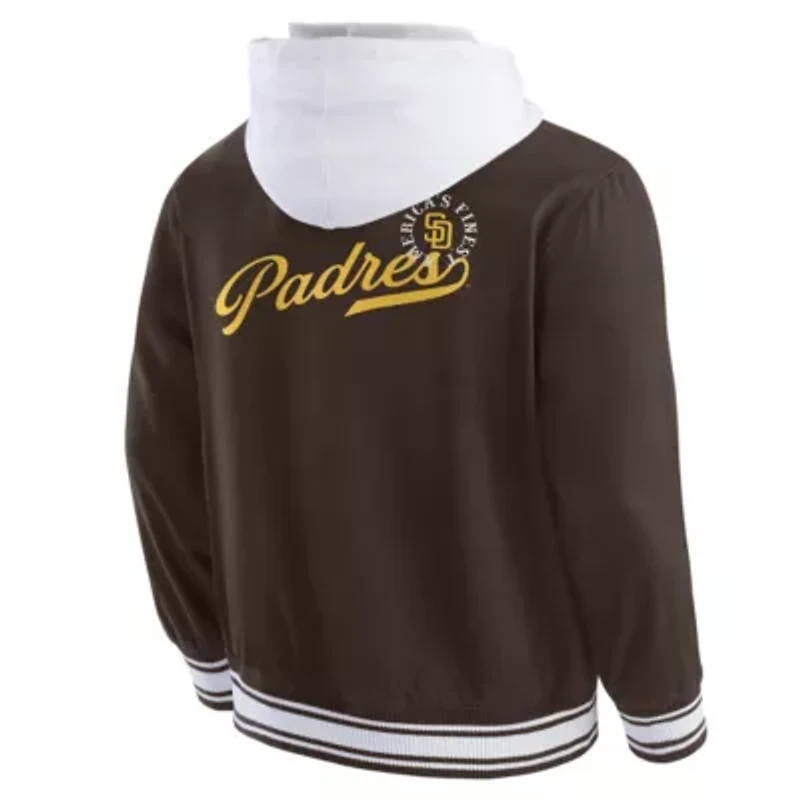 MLB San Diego Padres Full-Snap Hooded Jacket