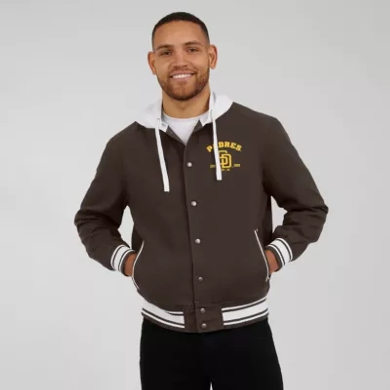 MLB San Diego Padres Full-Snap Hooded Jacket