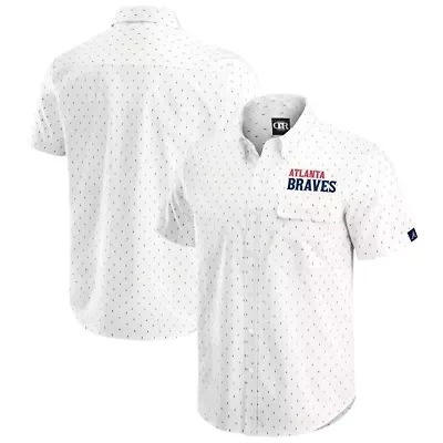 MLB Atlanta Braves Printed Button-Down Shirt