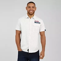 MLB Atlanta Braves Printed Button-Down Shirt